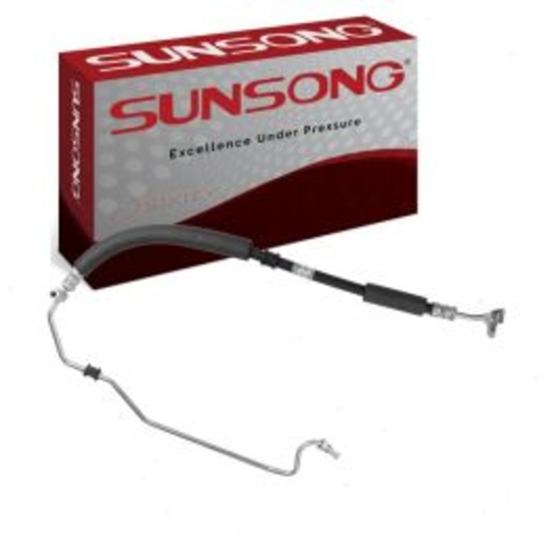 Sunsong Power Steering Pressure Line Hose for 2003-2007 Honda Accord