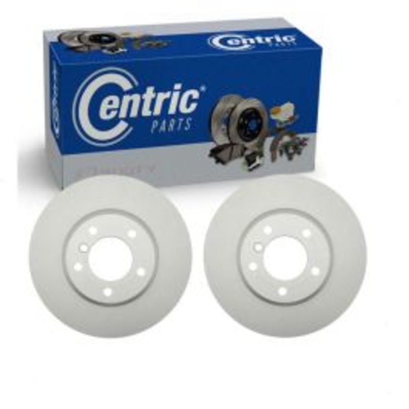 2 pc Centric GCX Front Disc Brake Rotors for 2006-2007 BMW 530xi