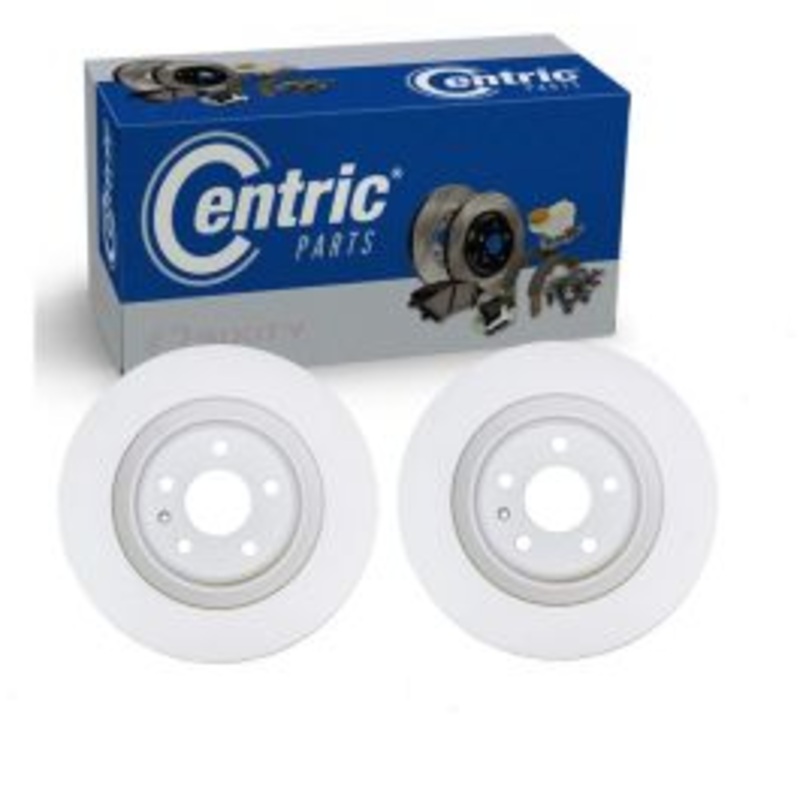 2 pc Centric GCX Rear Disc Brake Rotors for 2014-2020 Audi SQ5
