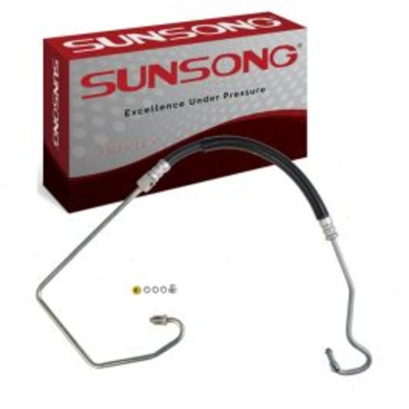 Sunsong Pump To Hydroboost Power Steering Pressure Line Hose for 2006-2014 GMC Savana 3500