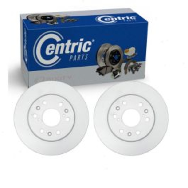 2 pc Centric GCX Front Disc Brake Rotors for 2007-2014 Chevrolet Suburban 1500