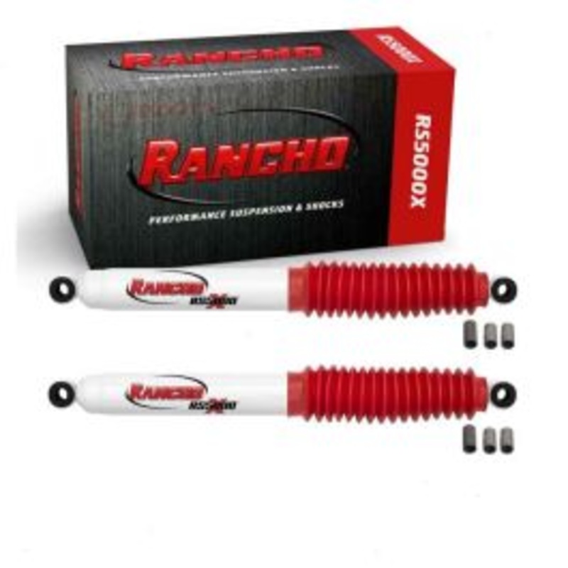 2 pc Rancho RS5000X Front Shock Absorbers for 1969-1973 Jeep Commando