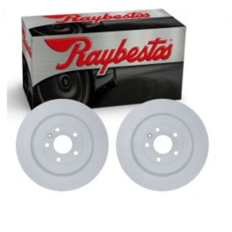 2 pc Raybestos Police Rear Disc Brake Rotors for 2012-2019 Ford Flex