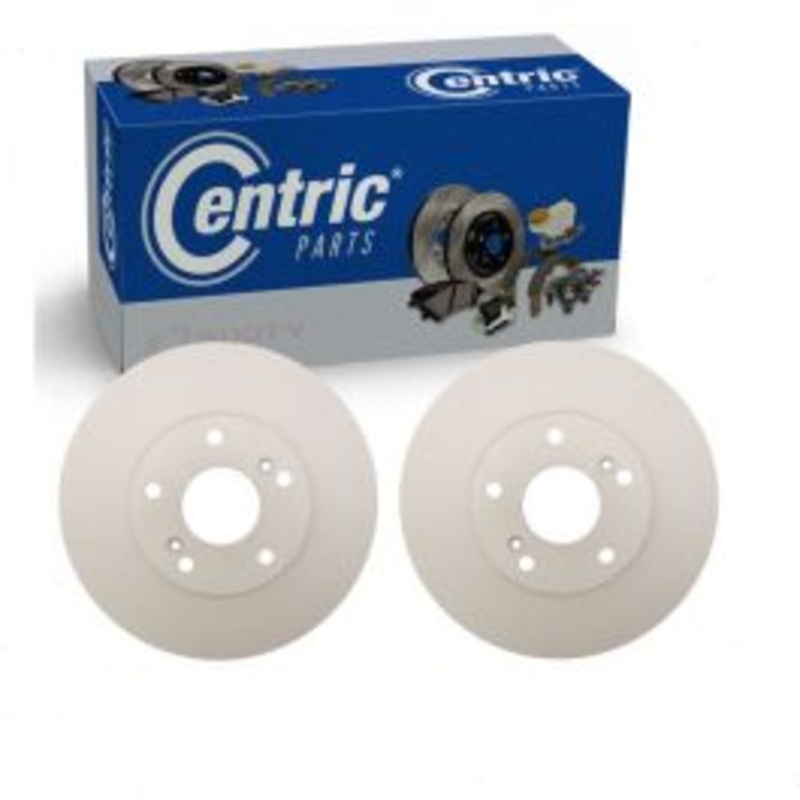 2 pc Centric GCX Front Disc Brake Rotors for 2013-2014 Honda Fit