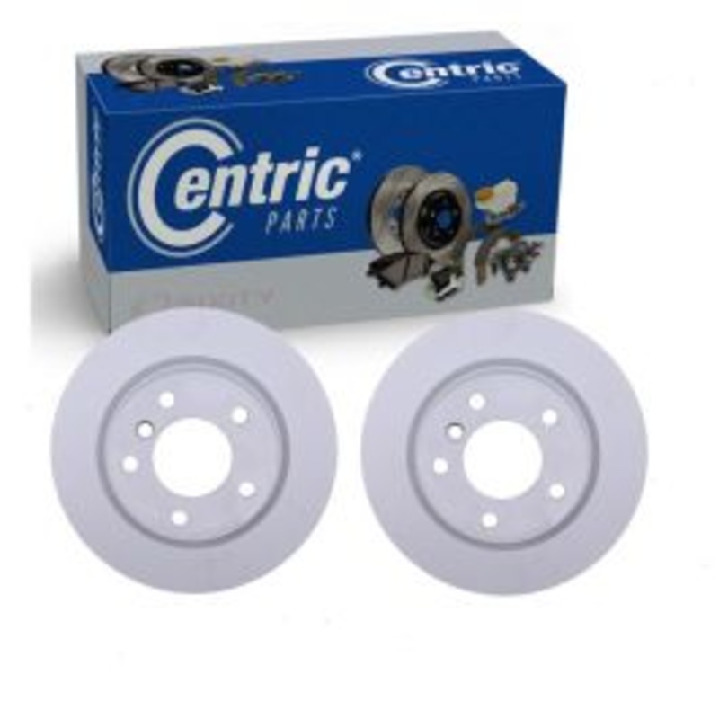 2 pc Centric GCX Rear Disc Brake Rotors for 2007-2013 BMW 328i