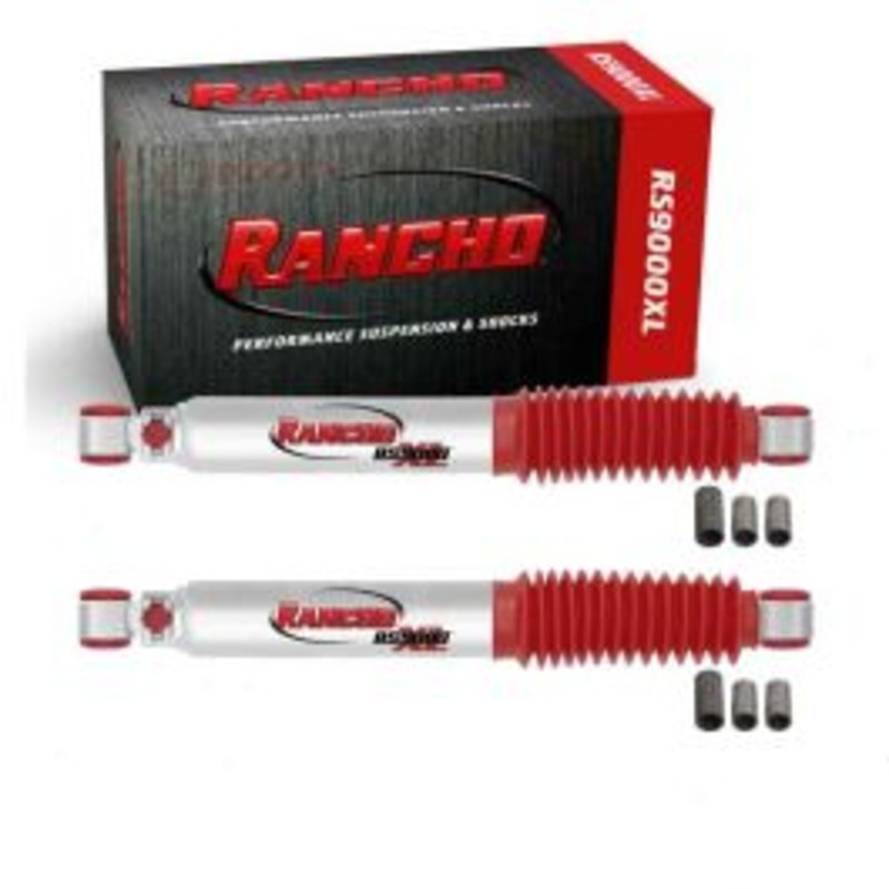 2 pc Rancho RS9000XL Front Shock Absorbers for 1970-1973 Jeep J-4600