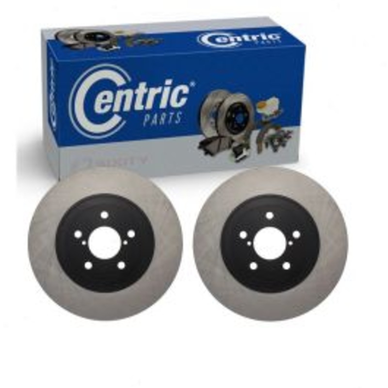 2 pc Centric Premium Front Disc Brake Rotors for 2017-2020 Toyota 86