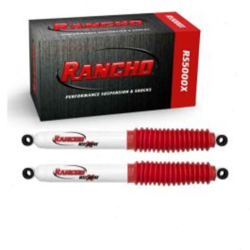 2 pc Rancho RS5000X Front Shock Absorbers for 1975-1981 Plymouth Trailduster
