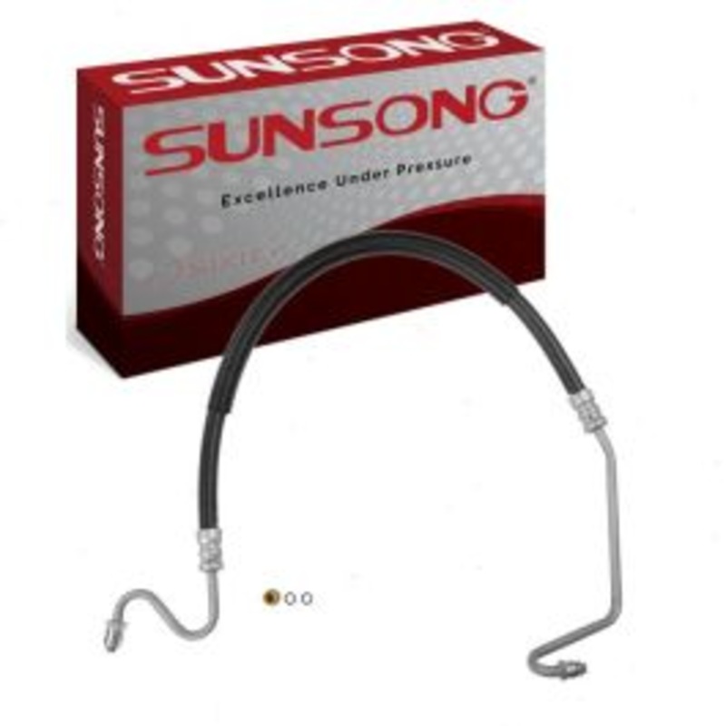 Sunsong Hydroboost To Gear Power Steering Pressure Line Hose for 1987-1988 Chevrolet V30 4.8L 5.7L 6.2L 7.4L L6 V8