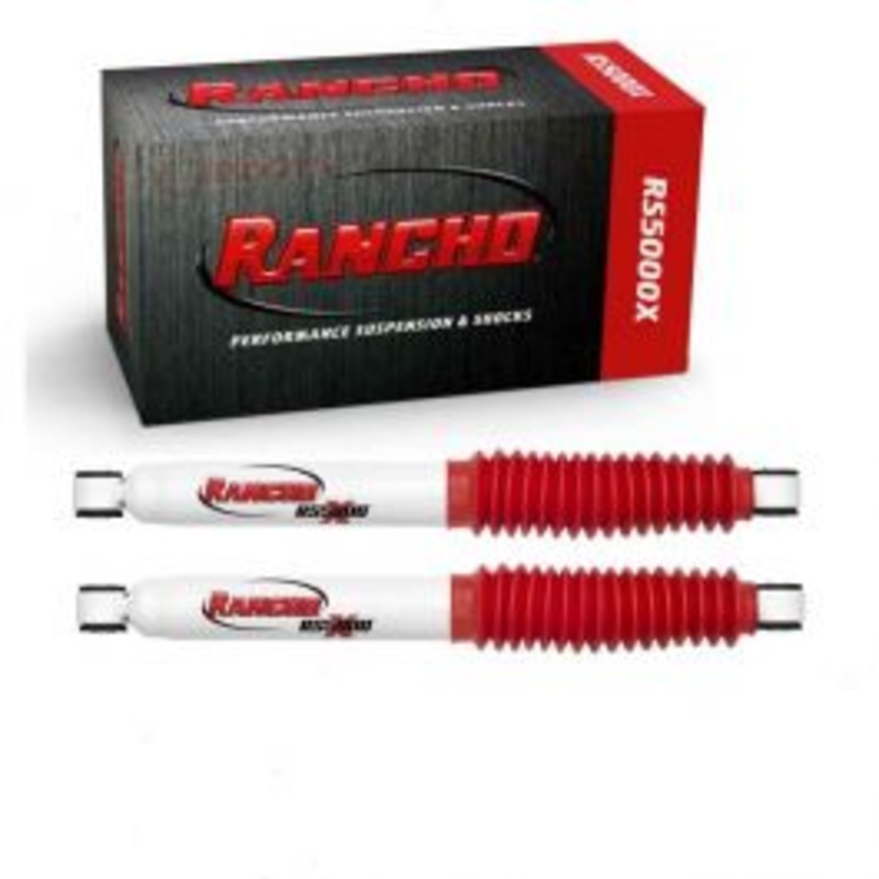 2 pc Rancho RS5000X Front Shock Absorbers for 1975-1986 Chevrolet K5 Blazer