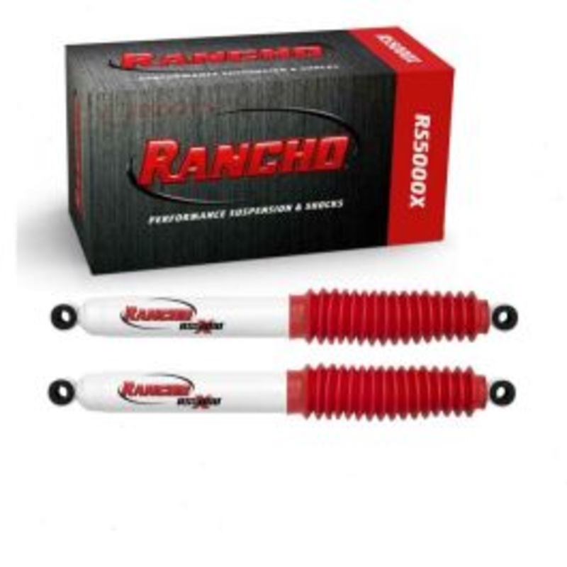 2 pc Rancho RS5000X Rear Shock Absorbers for 1975-1986 Chevrolet K20