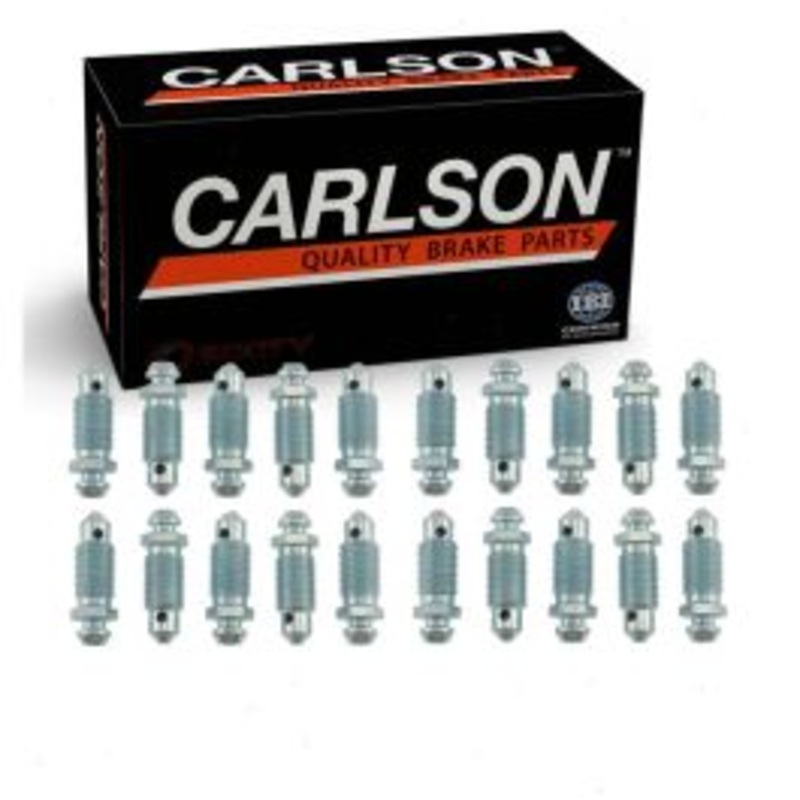 2 pc Carlson Front Brake Bleeder Screws for 1985-1987 Dodge Charger