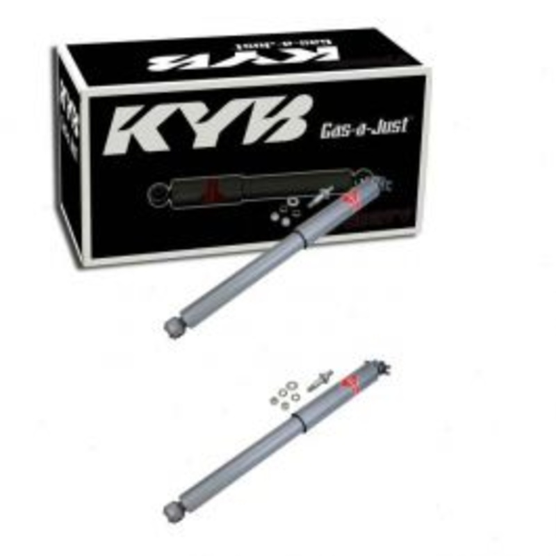 2 pc KYB Gas-a-Just Rear Shock Absorbers for 1974-1986 Pontiac Parisienne 3.8L 4.1L 4.3L 4.4L 5.0L 5.7L 6.6L 7.5L L6 V6 V8