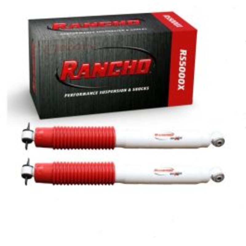 2 pc Rancho RS5000X Rear Shock Absorbers for 1992-1999 GMC K2500 Suburban