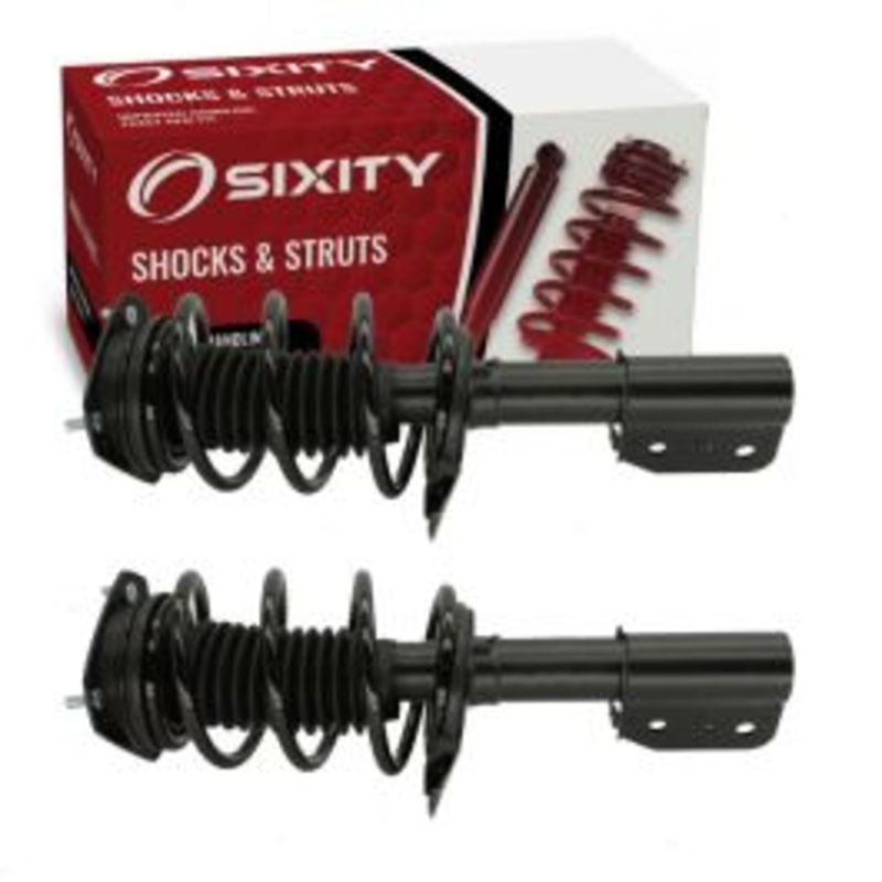 2 pc Sixity Front Strut & Coil Springs for 1997-2004 Buick Regal