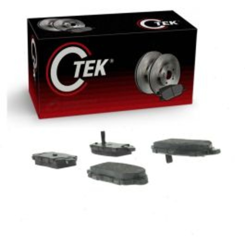 Centric CTEK Rear Disc Brake Pad Set for 2008-2012 INFINITI EX35