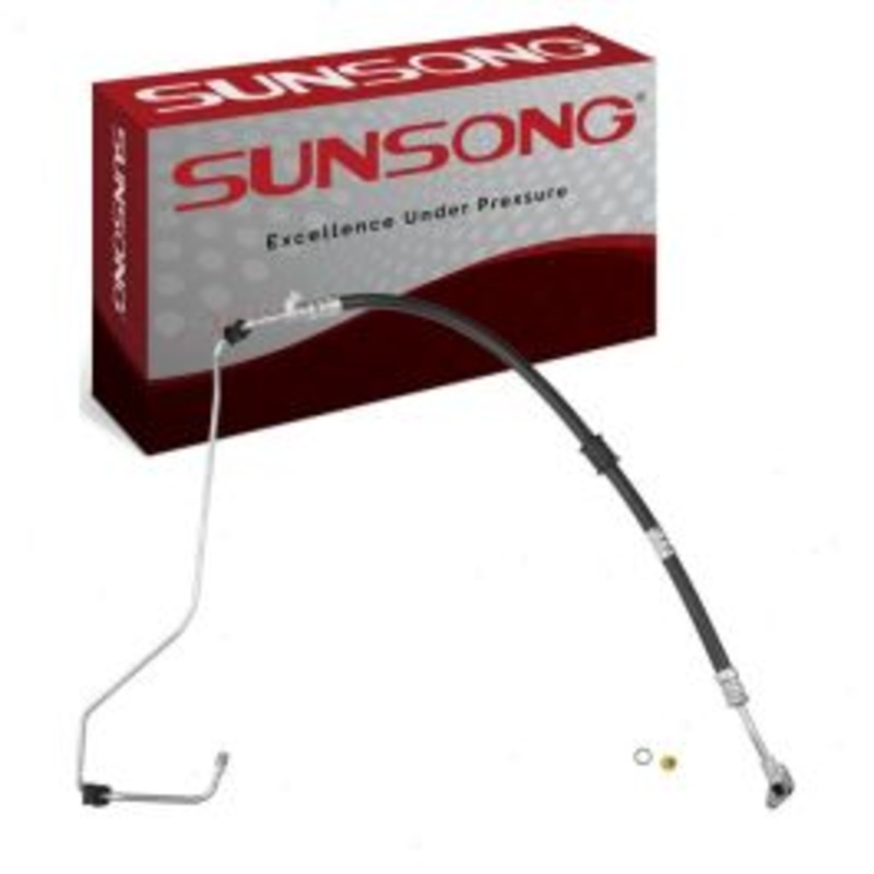 Sunsong Power Steering Pressure Line Hose for 1998-2002 Honda Accord