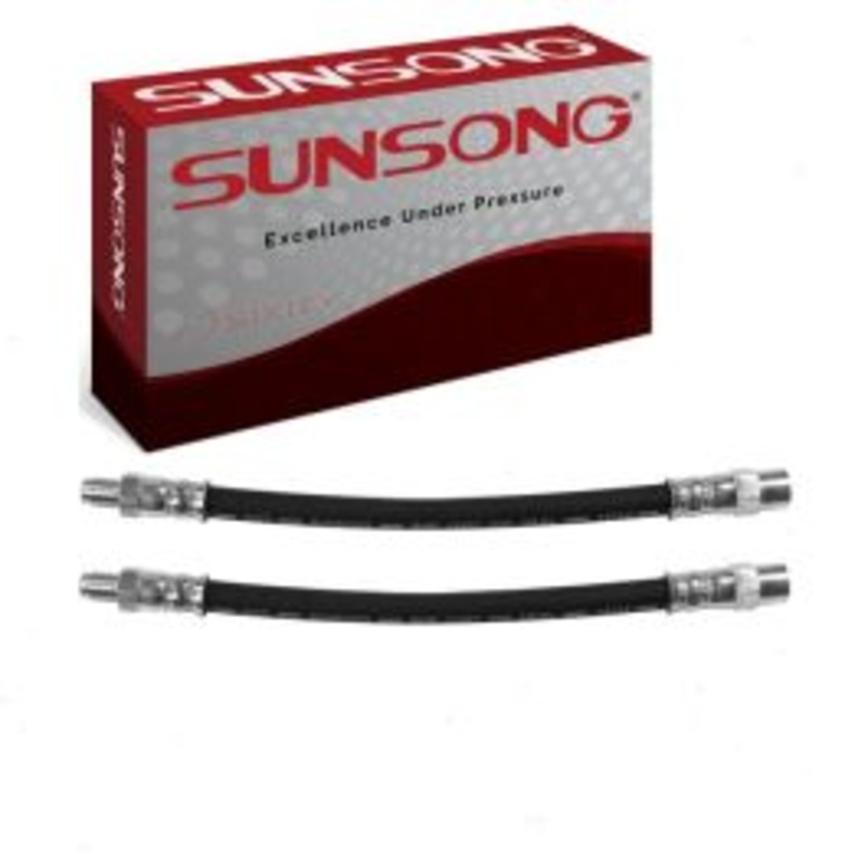2 pc Sunsong Rear Brake Hydraulic Hoses for 1994-1995 BMW 850CSi