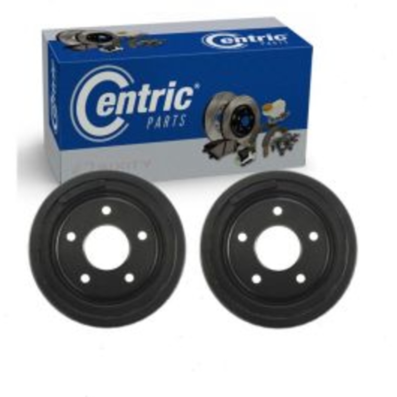 2 pc Centric Premium Rear Brake Drums for 1964-1969 Buick Special