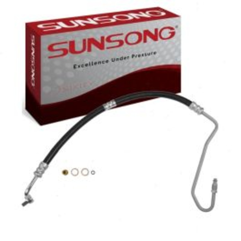 Sunsong Power Steering Pressure Line Hose for 1998-2002 Toyota Corolla