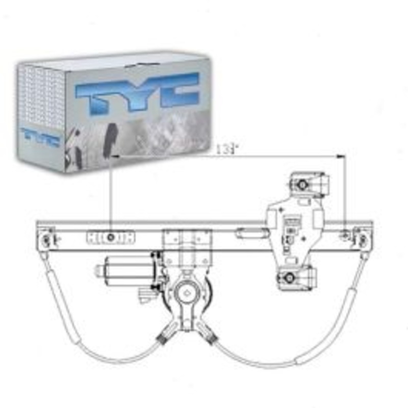TYC 660509 Power Window Motor & Regulator Assembly