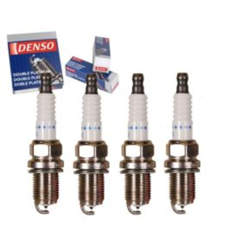 4 pc DENSO Double Platinum Spark Plugs for 1993-1998 Saturn SW2 1.9L L4