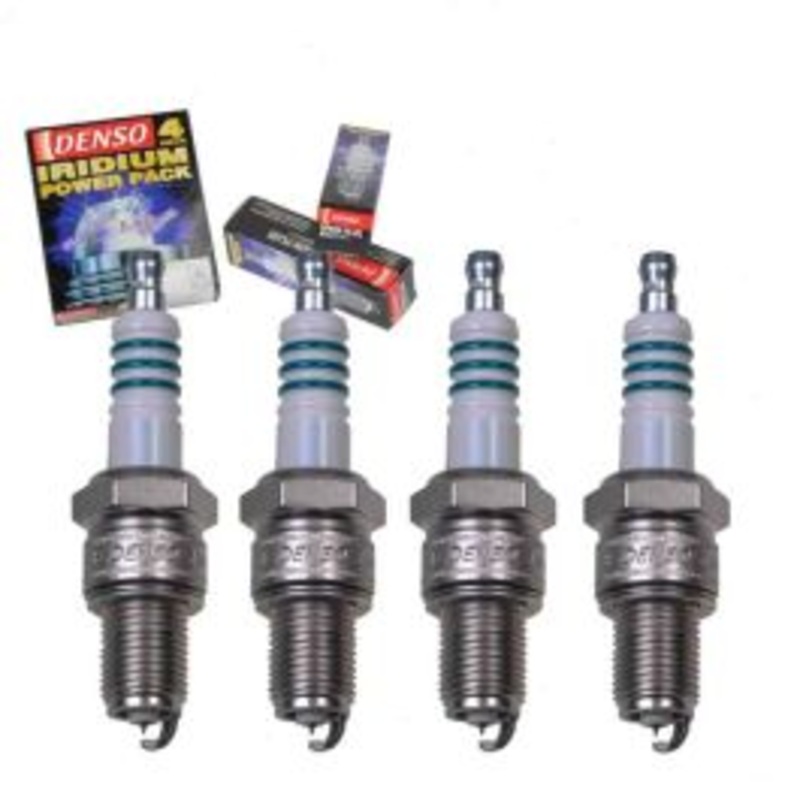 4 pc DENSO Iridium Power Spark Plugs for 1987-1990 Mitsubishi Van 2.4L L4