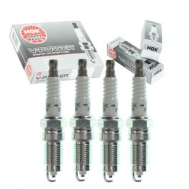 4 pc NGK V-Power Spark Plugs for 1991-2002 Ford Escort 1.9L 2.0L L4