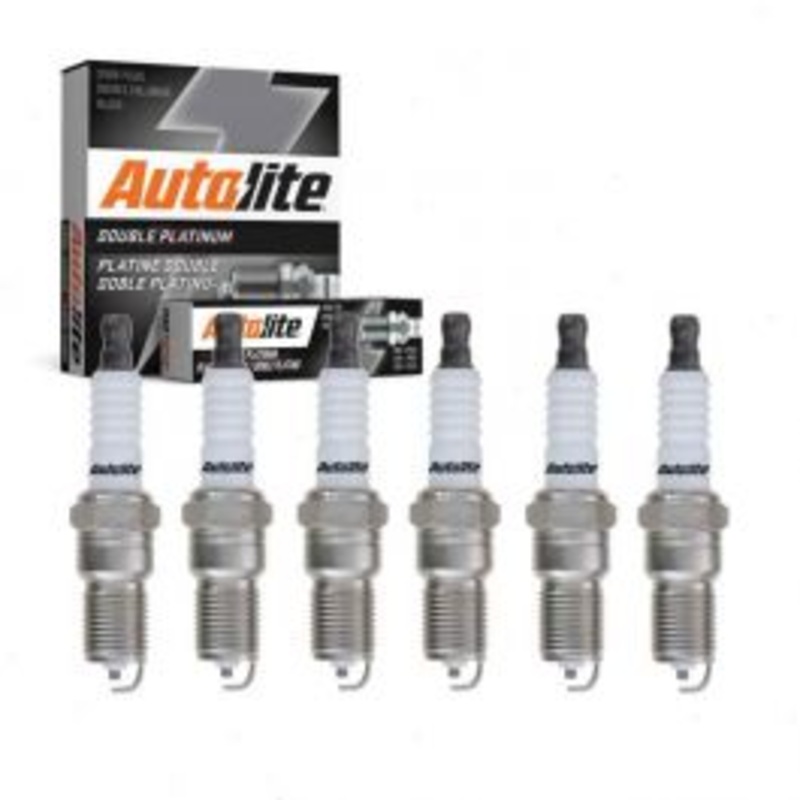 6 pc Autolite Double Platinum APP5245 Spark Plug