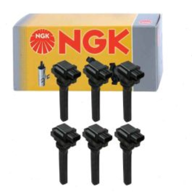 6 pc NGK Ignition Coils for 1999-2005 Suzuki Grand Vitara 2.5L 2.7L V6