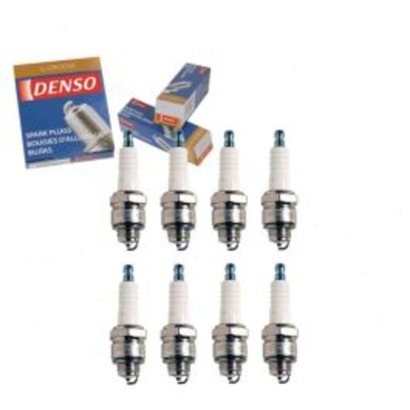 8 pc DENSO Standard U-Groove Spark Plugs for 1963-1968 Chevrolet Chevy II 4.6L 5.7L V8