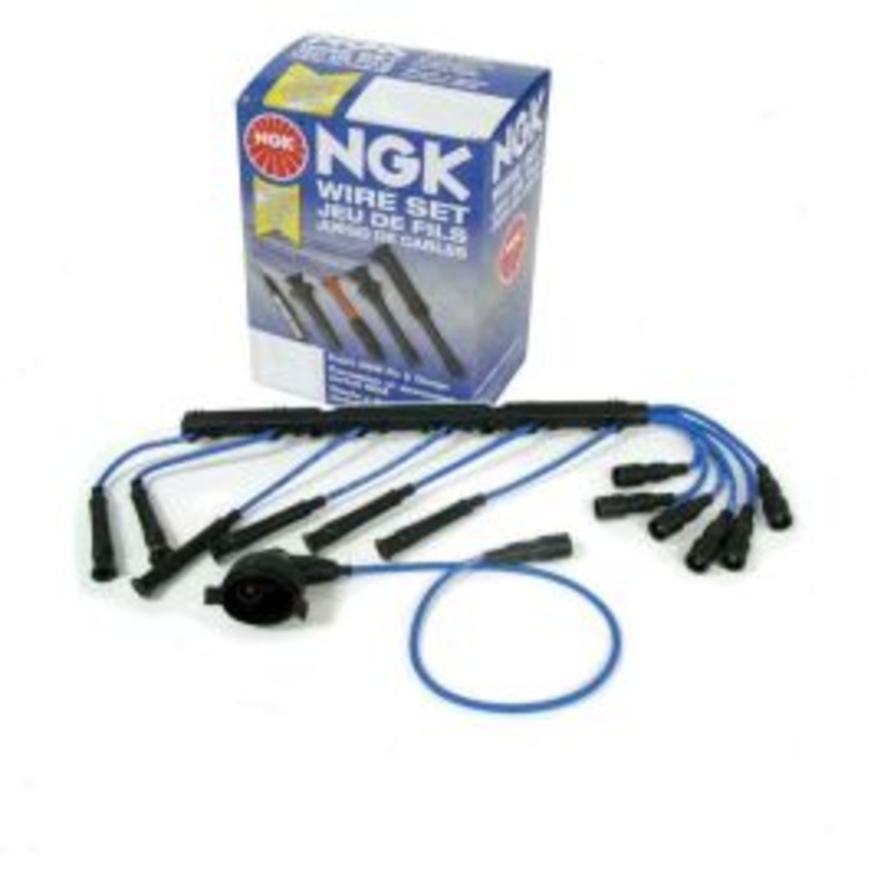 NGK Spark Plug Wire Set for 1986-1987 BMW 325es 2.7L L6