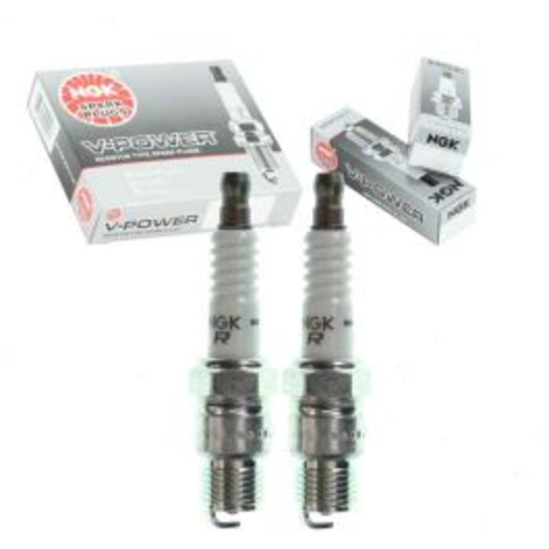 2 pc NGK V-Power 7240 YR55 Spark Plugs