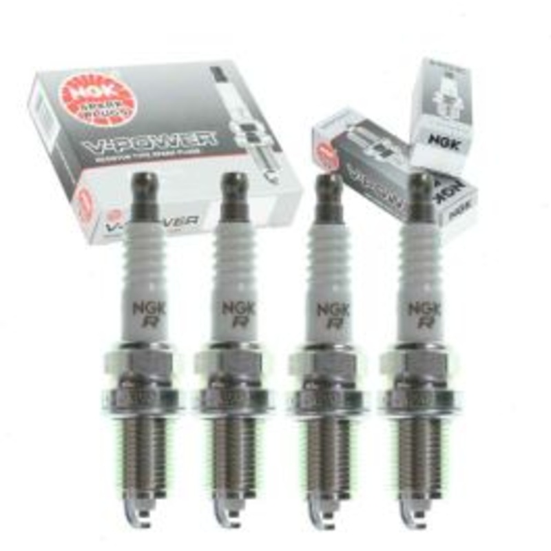 4 pc NGK V-Power Spark Plugs for 1982 Ford EXP 1.6L L4