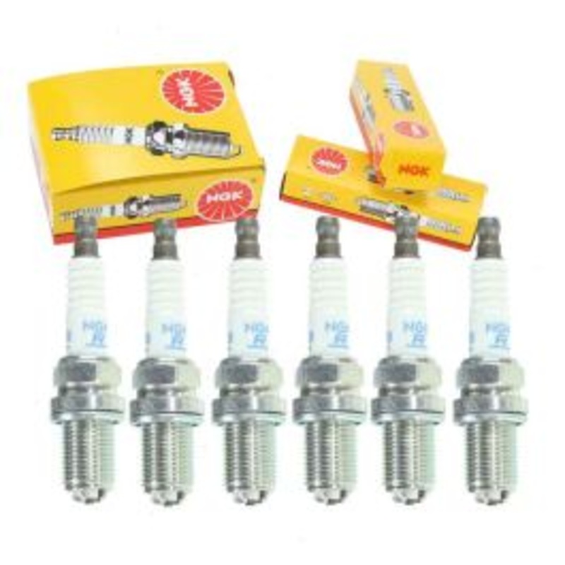 6 pc NGK Standard Spark Plugs for 1998-2000 BMW 323i 2.5L L6