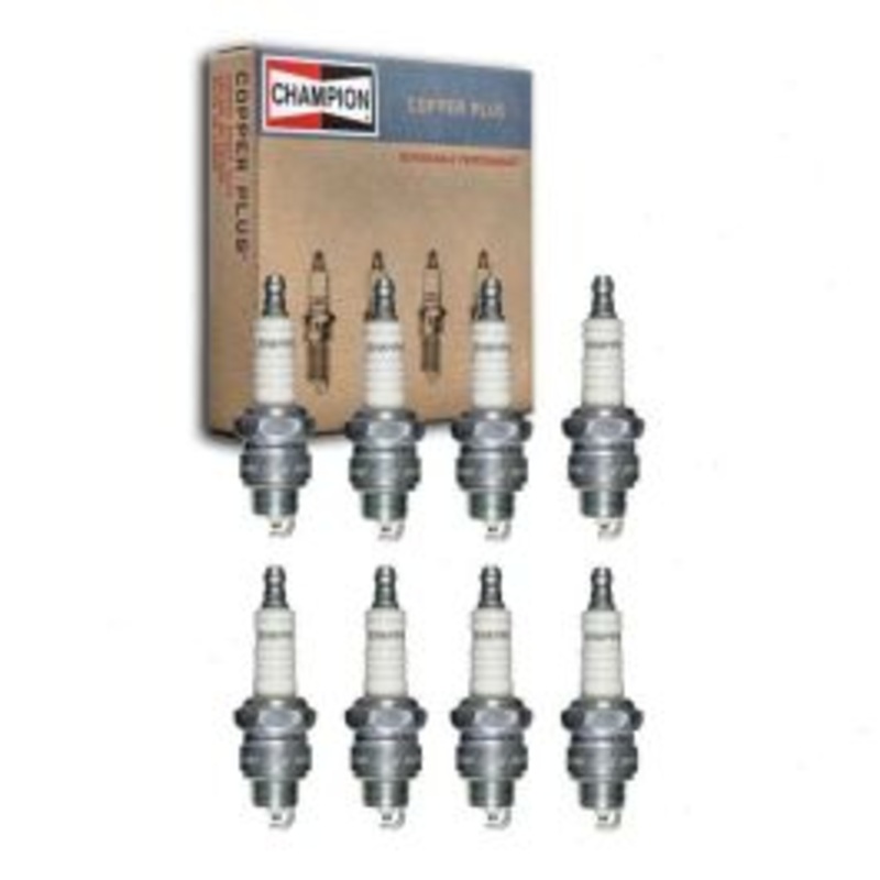 8 pc Champion Copper Plus Spark Plugs for 1967-1976 Jensen Interceptor 6.3L 7.2L V8