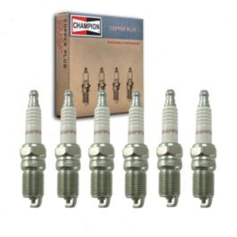 6 pc Champion Copper Plus Spark Plugs for 1988-1989 Mercedes-Benz 300CE 3.0L L6