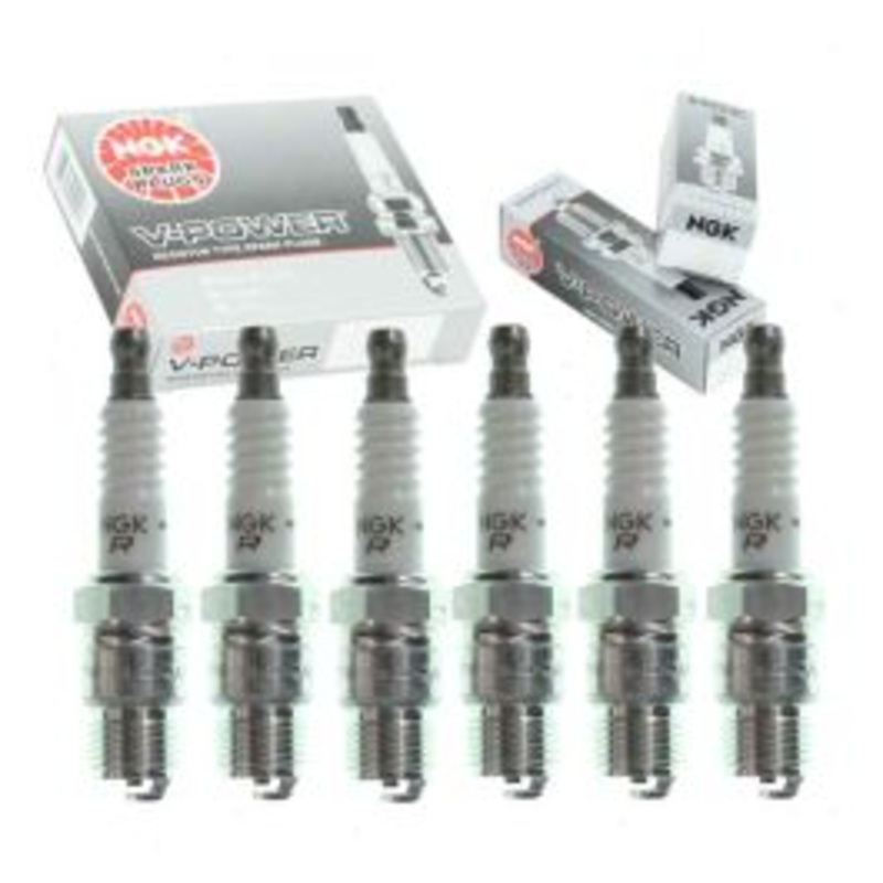 6 pc NGK V-Power Spark Plugs for 1970-1974 Chevrolet G20 Van 4.1L 4.8L L6