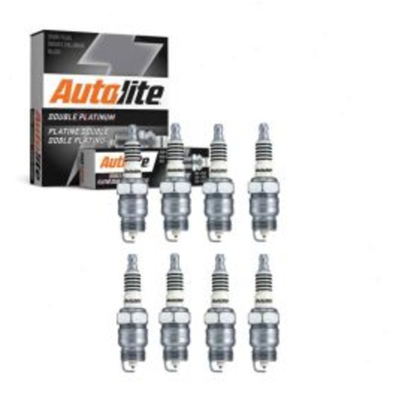 8 pc Autolite Double Platinum Spark Plug for 1958-1959 Edsel Corsair 5.4L