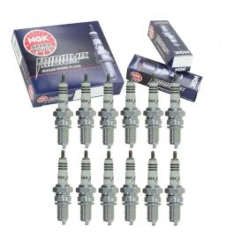 12 pc NGK Iridium IX Spark Plugs for 1968 Ferrari 330 GT 4.0L V12