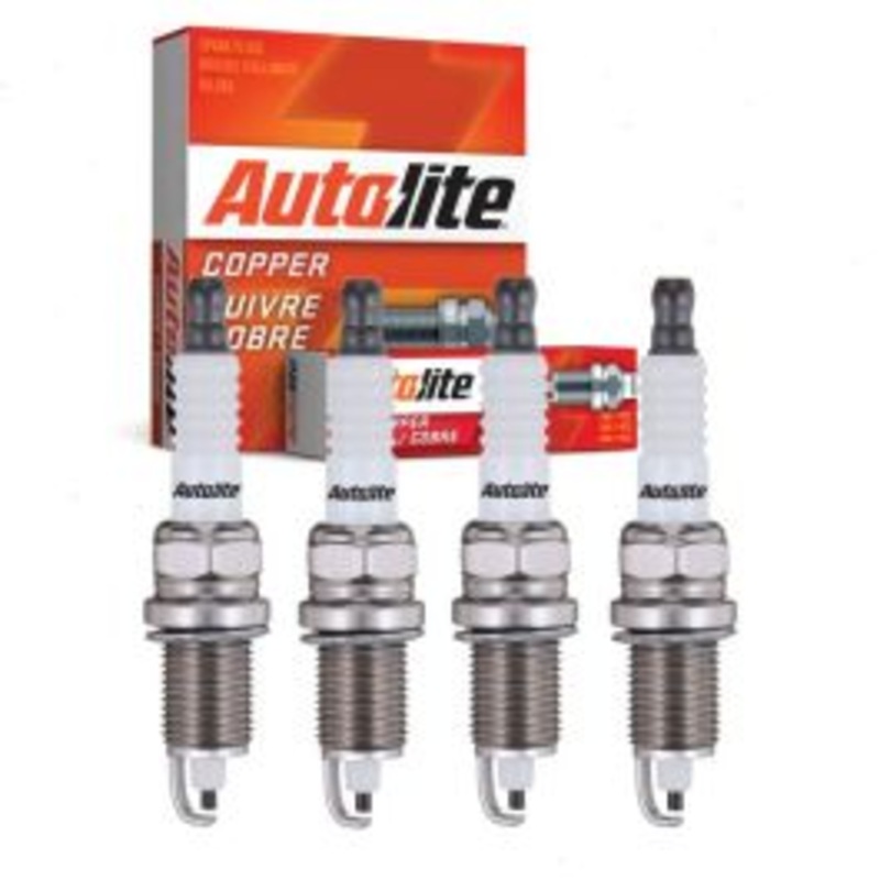 4 pc Autolite Copper Core Spark Plugs for 1979 American Motors Spirit 2.0L L4