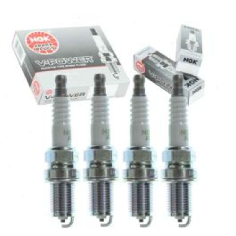 4 pc NGK V-Power 5632 BCPR6E-11 Spark Plugs