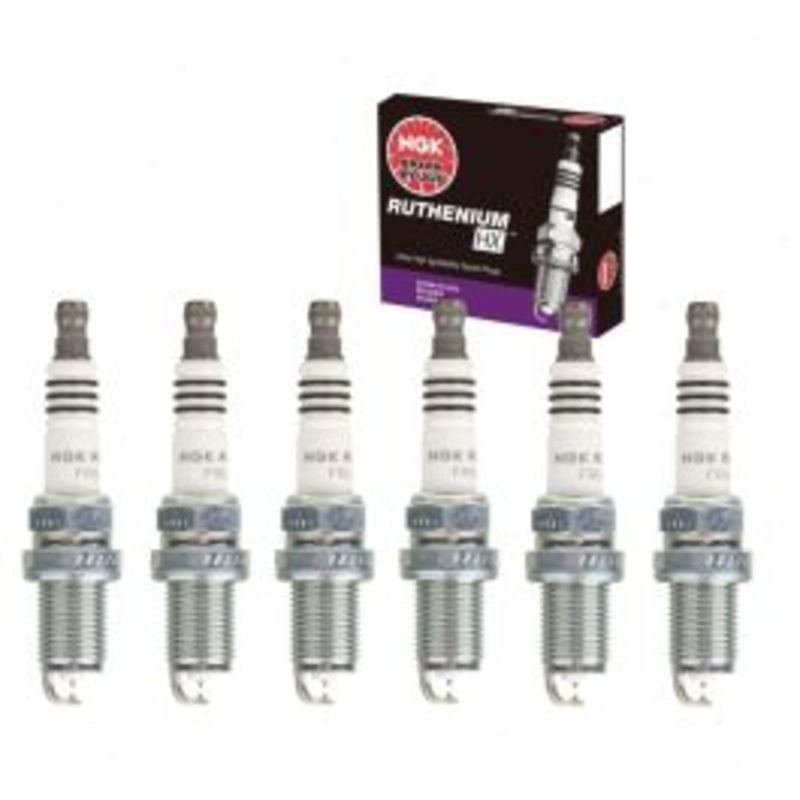 6 pc NGK Ruthenium HX Spark Plugs for 1998-2000 Isuzu Amigo 3.2L V6