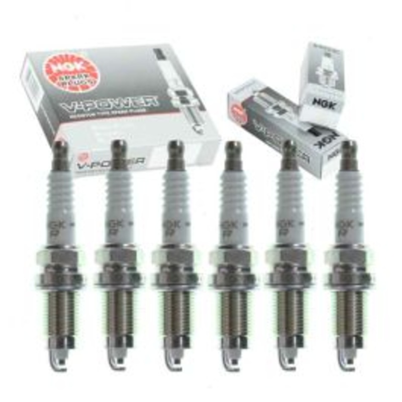 6 pc NGK V-Power 7252 FR5-1 Spark Plugs