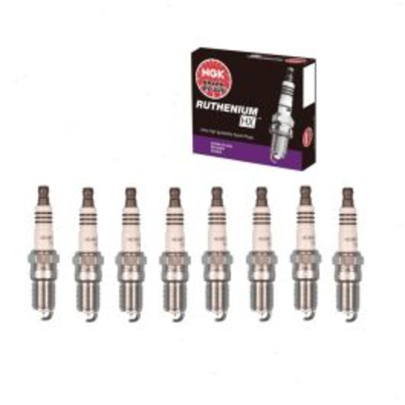 8 pc NGK Ruthenium HX Spark Plugs for 1997-1999 GMC K2500 Suburban 5.7L 7.4L V8