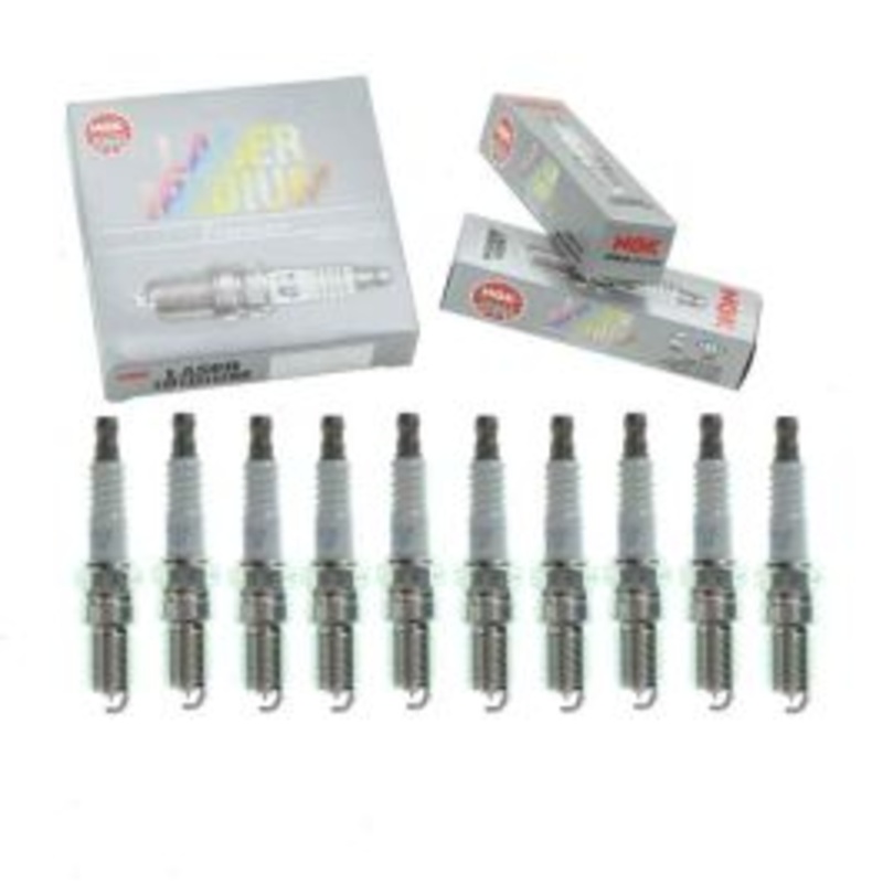 10 pc NGK Laser Iridium Spark Plugs for 1999-2004 Ford F-450 Super Duty 6.8L V10