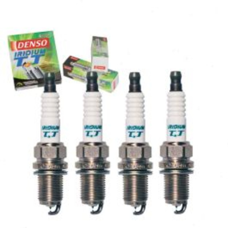 4 pc DENSO Iridium TT Spark Plugs for 1989 Mazda B2600 2.6L L4