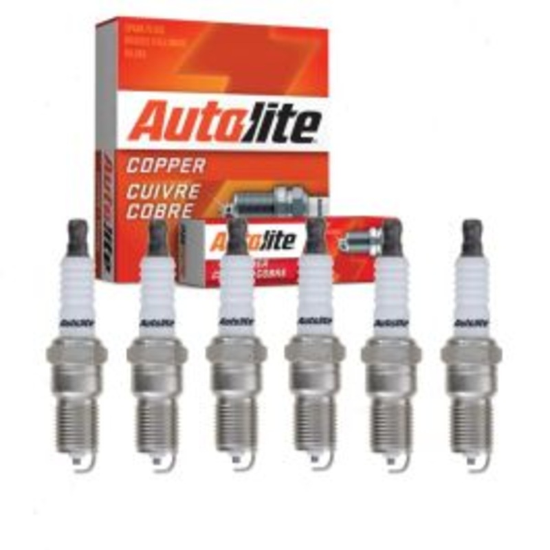 6 pc Autolite Copper Core Spark Plugs for 1992 Oldsmobile Silhouette 3.8L V6