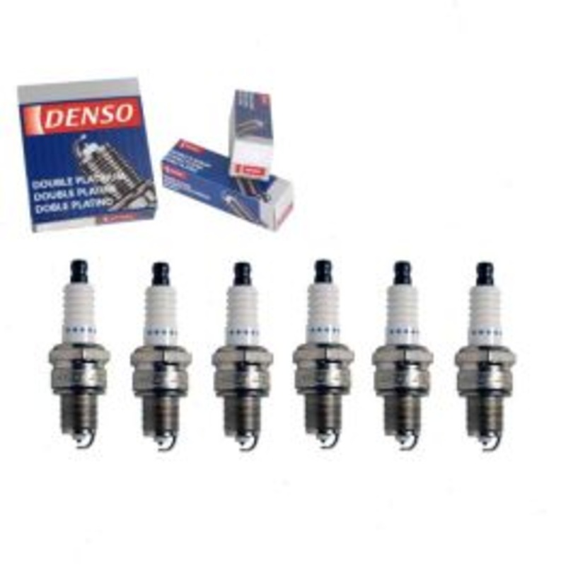 6 pc DENSO Double Platinum Spark Plugs for 1961-1966 Chevrolet P20 Series 3.8L 4.1L L6