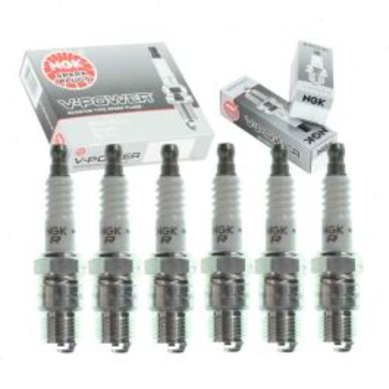6 pc NGK V-Power Spark Plugs for 1970-1978 Chevrolet K10 Suburban 4.1L L6